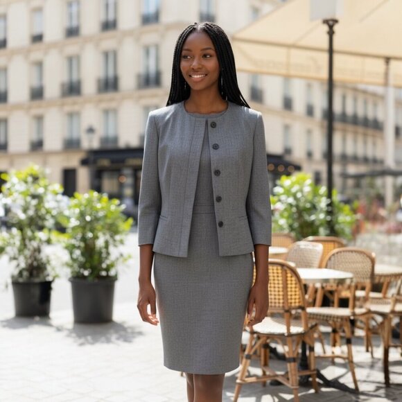 Ann Taylor Jackets & Blazers - Classic Ann Taylor Gray Tailored Jacket | Size: 6